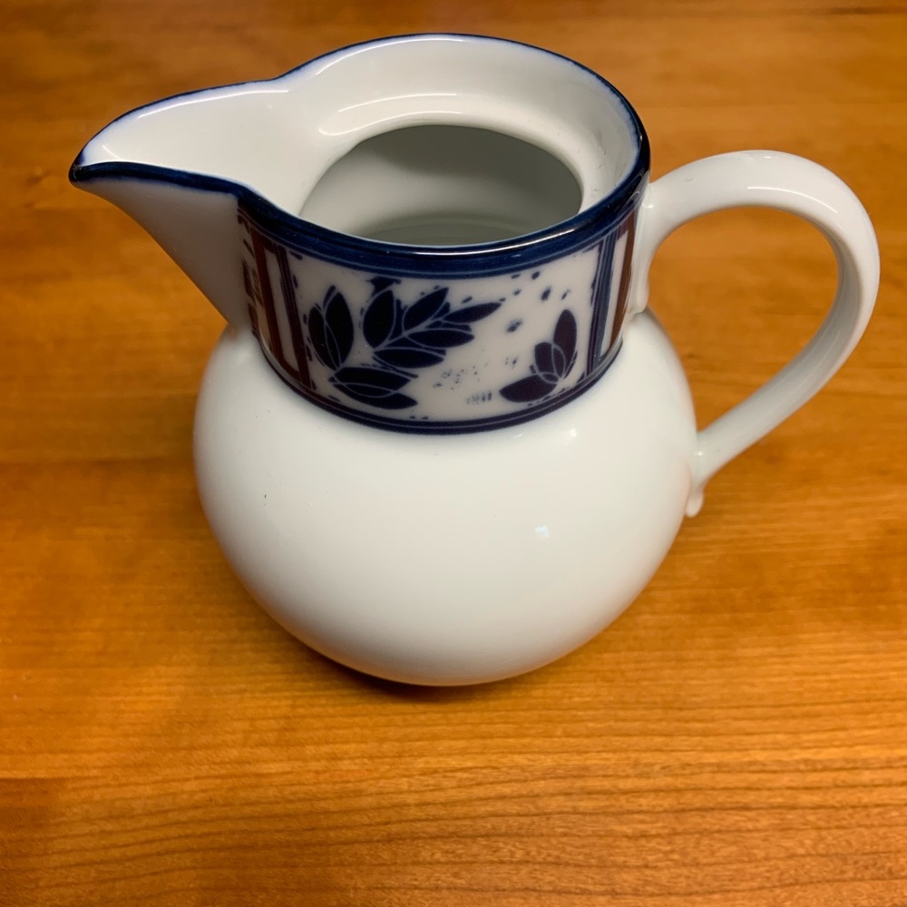Dansk White Ceramic Pitcher